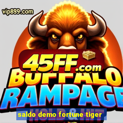 saldo demo fortune tiger
